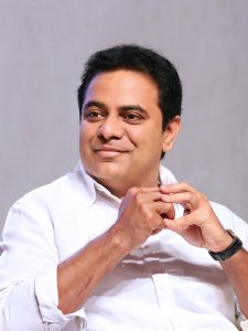 Picture of IT Minister KT Rama Rao