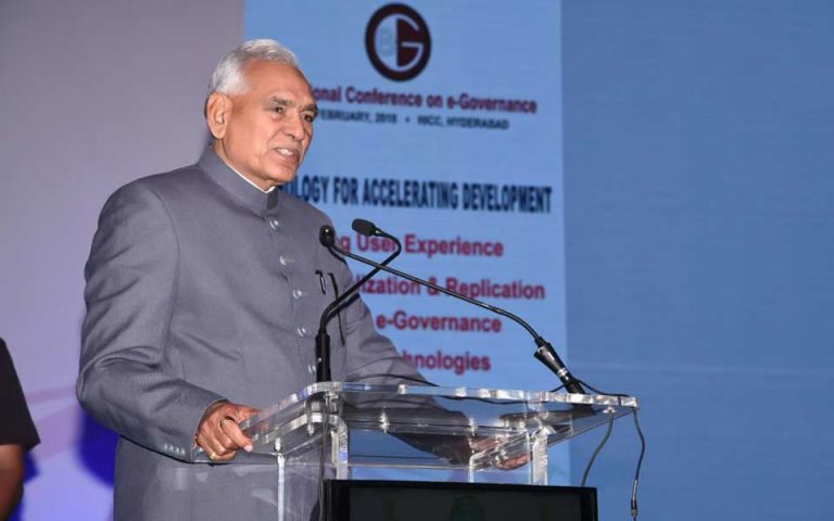 21st National Conference on e-Governance in Hyderabad.