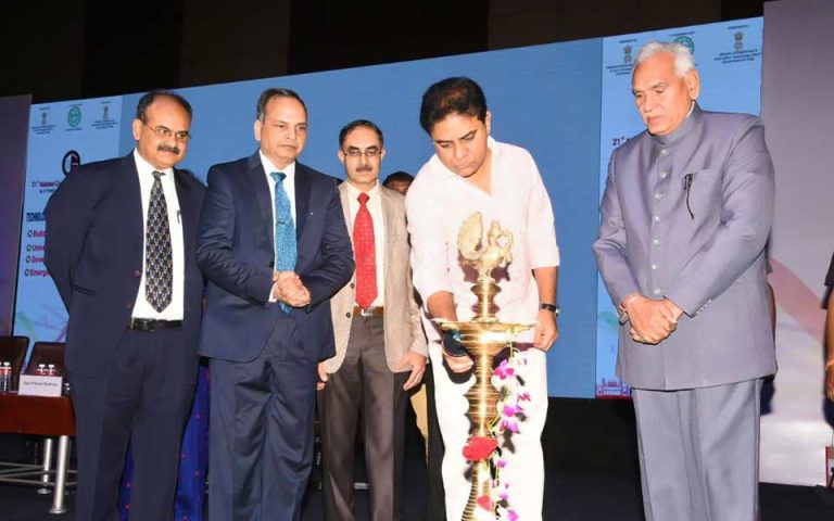 21st National Conference on e-Governance in Hyderabad.