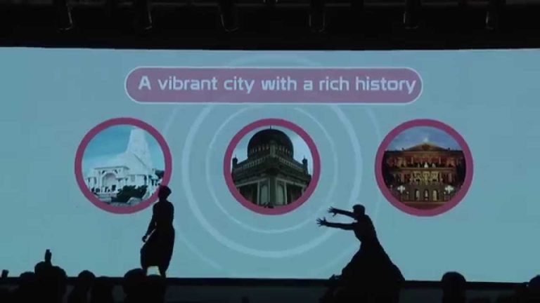 Shadow Dance Performance at Launch of Hyderabad WiFi Pilot.