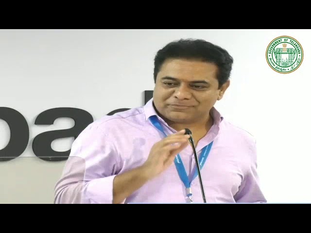 IT Minister KTR Speech at the Micron Development Centre Inauguration Program in Hyderabad