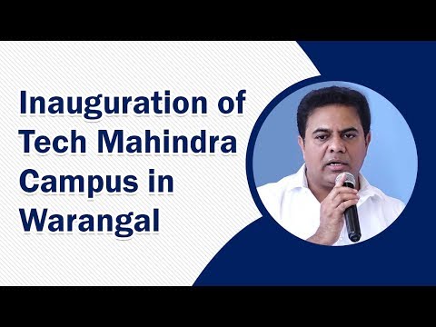 Inauguration of Tech Mahindra Campus in Warangal || Live