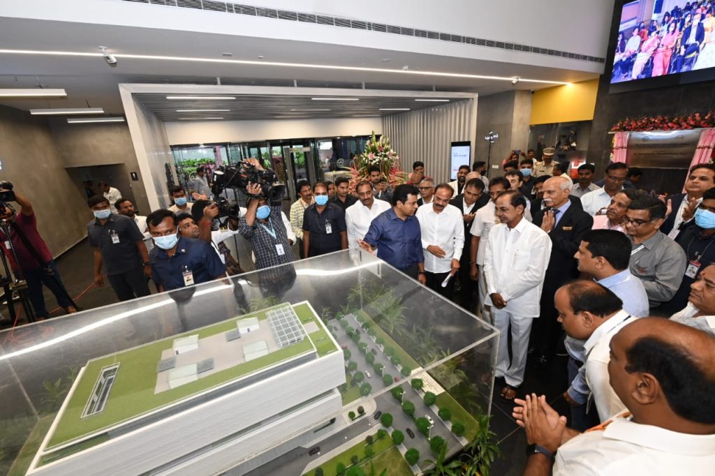 CM Sri K. Chandrashekar Rao inaugurated T-Hub Phase 2 facility in Hyderabad and addressed the distinguished gathering.