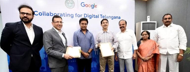 Google signs MoU with Telangana Govt.