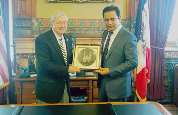 Minister KTR meets leaders from Agri, Food Processing and Insurance sectors