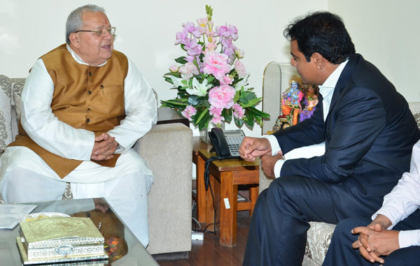 Minister KT Rama Rao met Union Micro, Small & Medium Enterprises Minister Sri Kalraj Mishra