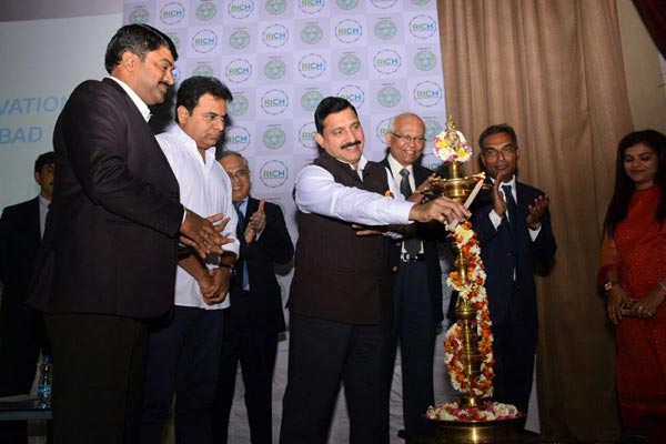 Union Minister Sri Y Sujana Chowdary, Dr. RA Mashelkar, Minister Sri KT Rama Rao formally launched Research and Innovation Circle of Hyderabad at IICT