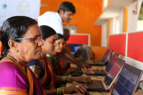 Microsoft Launches Azure Powered Digital Empowerment Centers for weavers in Telangana