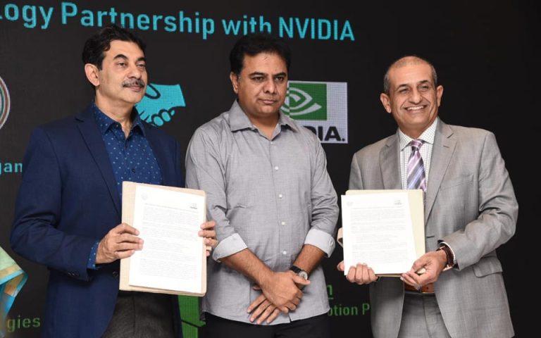 Minister KT Rama Rao at 2020: Declaring Telangana's Year of AI Program.