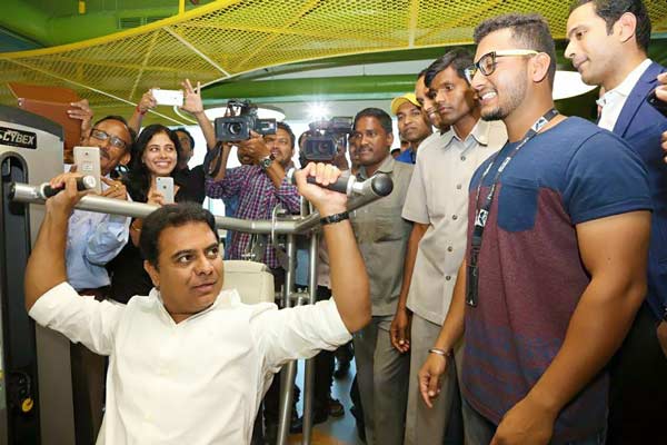 Minister KT Rama Rao inaugurated new facility of Pegasystems in Hyderabad