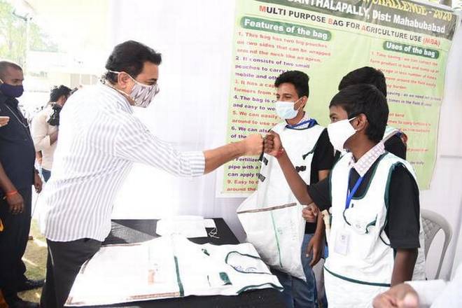 Ministers Sri KTR & Smt Sabitha Indra Reddy inaugurated the Telangana School Innovation Challenge 2020 Grand Finale.