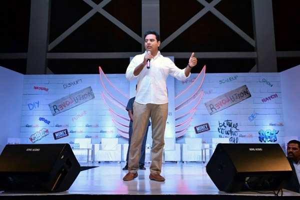 Minister KT Rama Rao Inaugurates Startup Conference