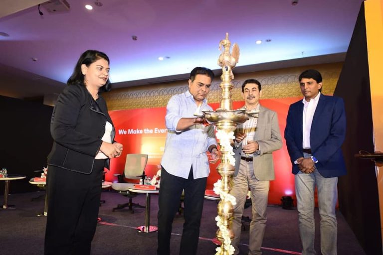 IT and Industries Minister Sri KTR formally inaugurated Ivanti, a Cybersecurity company in Hyderabad. 21.10.2021