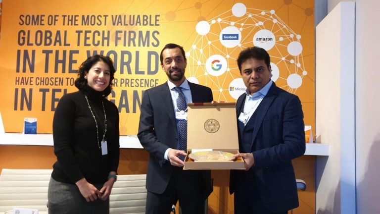 Minister KTR met Apollo Tyres Vice Chairman and MD Neeraj Kanwar