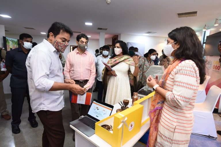 Minister Sri KTR participated in the Graduation Ceremony at We Hub. He also interacted with the Start-up incubatees at the We Hub Startup Showcase held in Hyderabad.