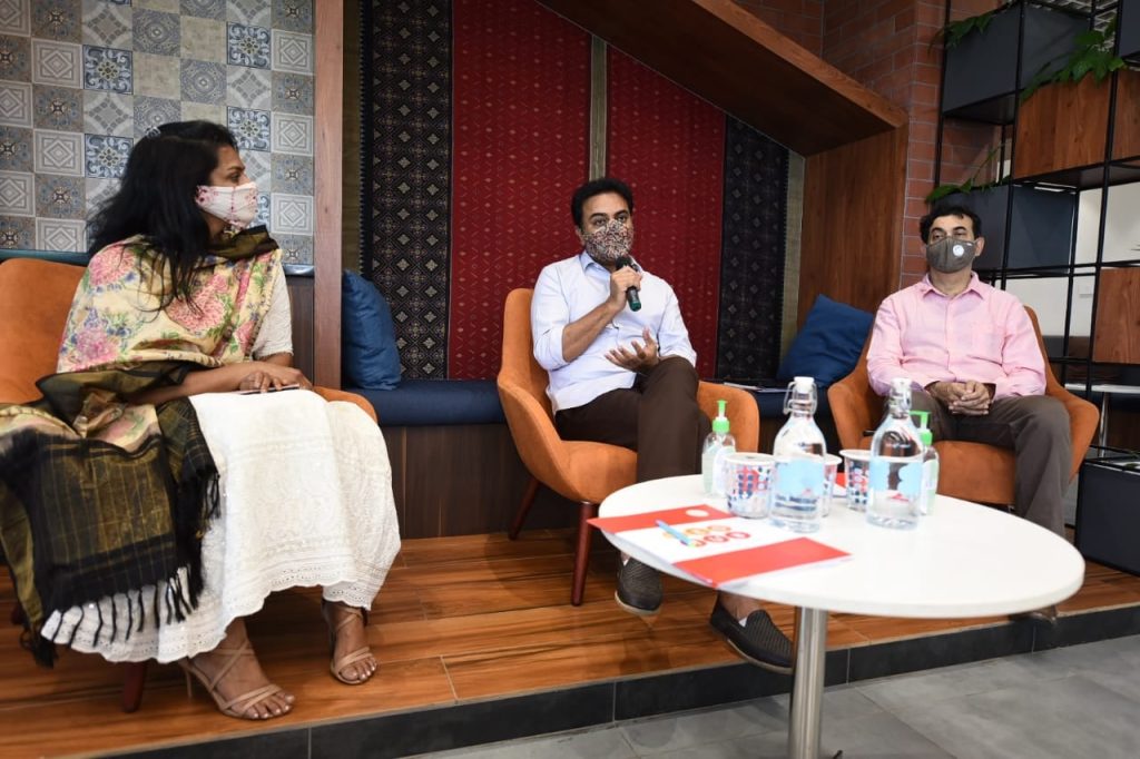 Minister Sri KTR participated in the Graduation Ceremony at We Hub. He also interacted with the Start-up incubatees at the We Hub Startup Showcase held in Hyderabad.