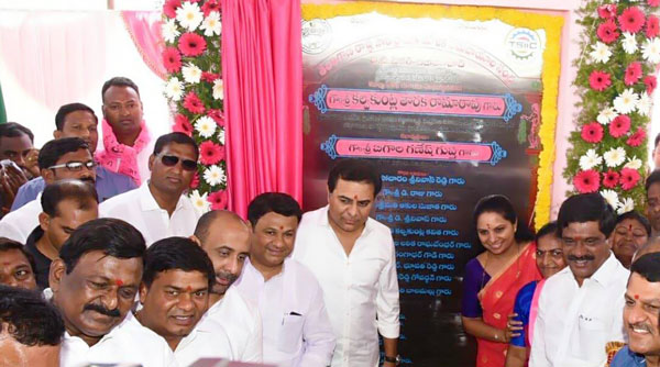Minister Sri Kt Rama Rao Laid Foundation Stone To It Tower Innovation Hub At Nizamabad 01 08 2018