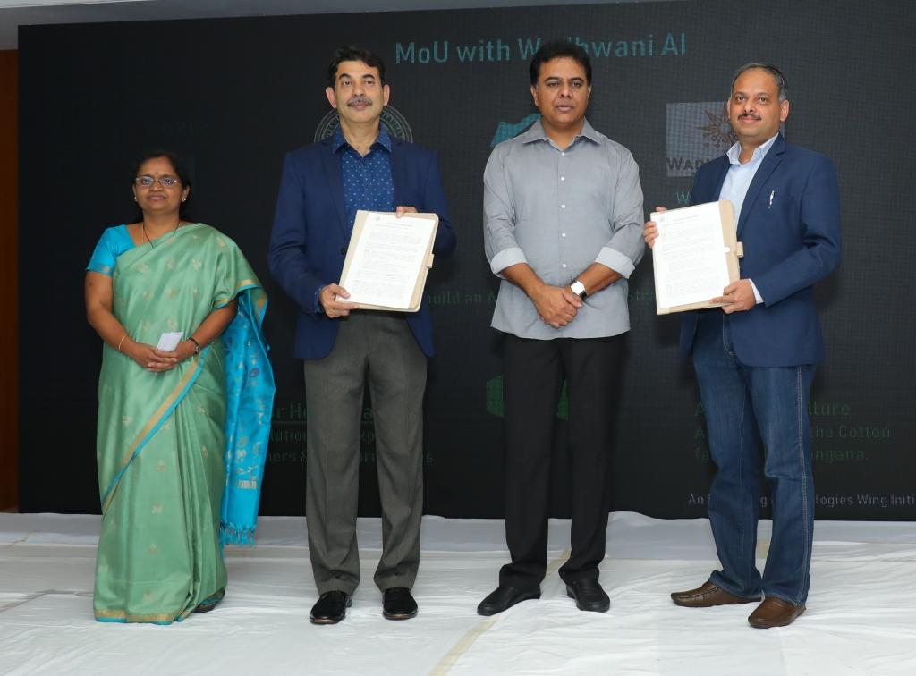 MoU signing at the AI inaugural Event