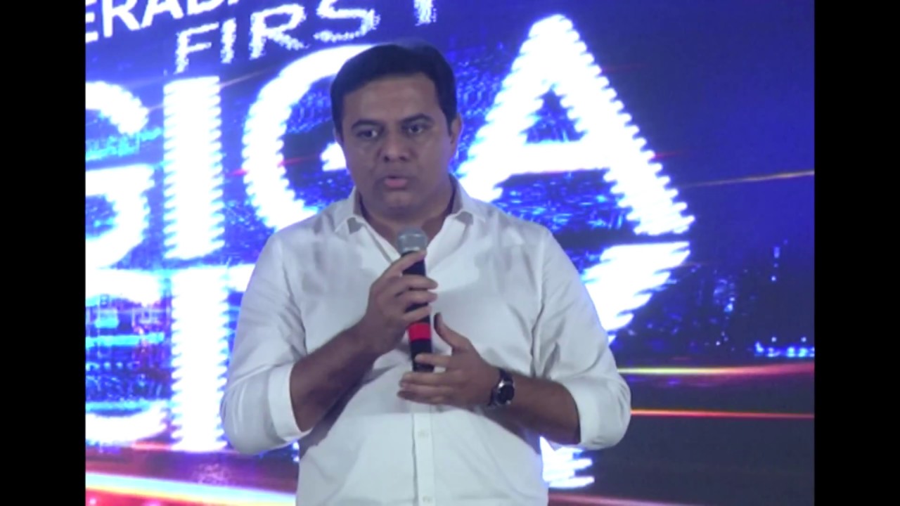 Minister KTR speech at the launch of ACT Giga - the One GBPS internet connection ACT Fibernet​