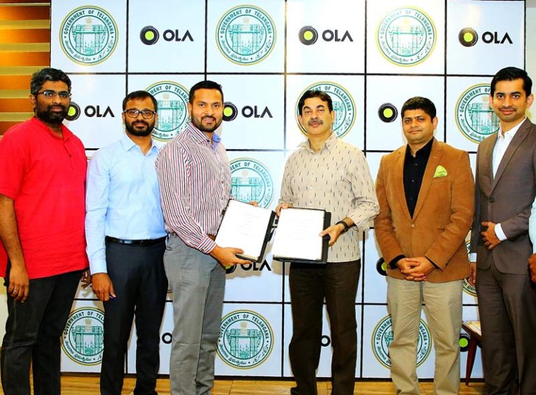 Ola signs MoU with the Government of Telangana to enable smart traffic solutions in Hyderabad
