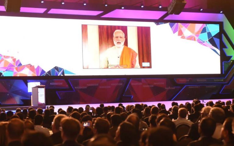 Union Minister for Electronics and IT Sri Ravi Shankar Prasad addressed the delegates at the inaugural session of WCIT India 2018.