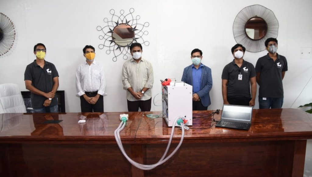 T Works Demonstrates Ventilator