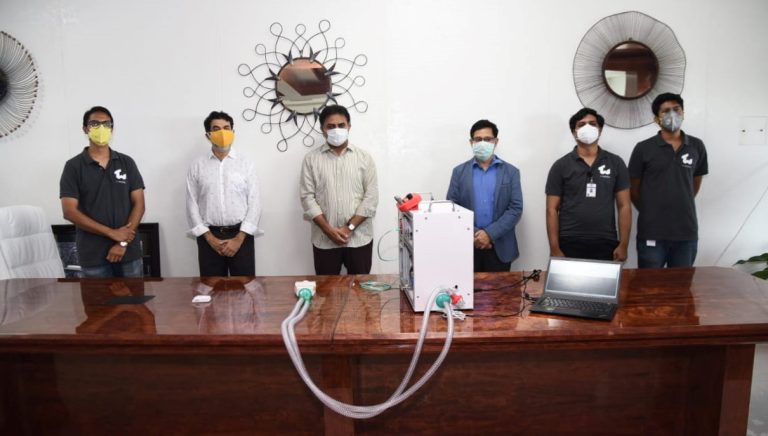 T Works demonstrates ventilator