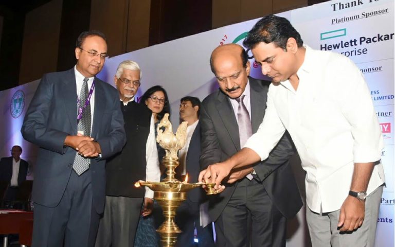 Telangana launched the e-Waste Management Policies on occasion of the i-Telangana event at HICC.
