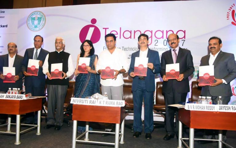 Telangana launched the IoT Policy on occasion of the i-Telangana event at HICC.