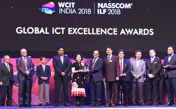 Telangana Meeseva Bags Award At Wcit 2018