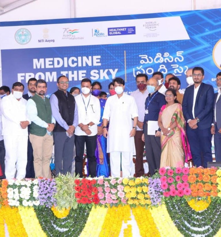 Telangana launches ambitious ‘Medicine from the Sky’ project