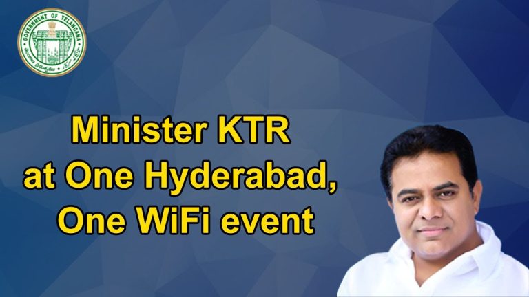 Minister KTR at HyFi