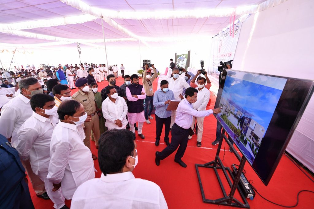 CM-KCR-laid-foundation-stone-to-IT-Tower-in-Siddipet-10-11-2020 (4)