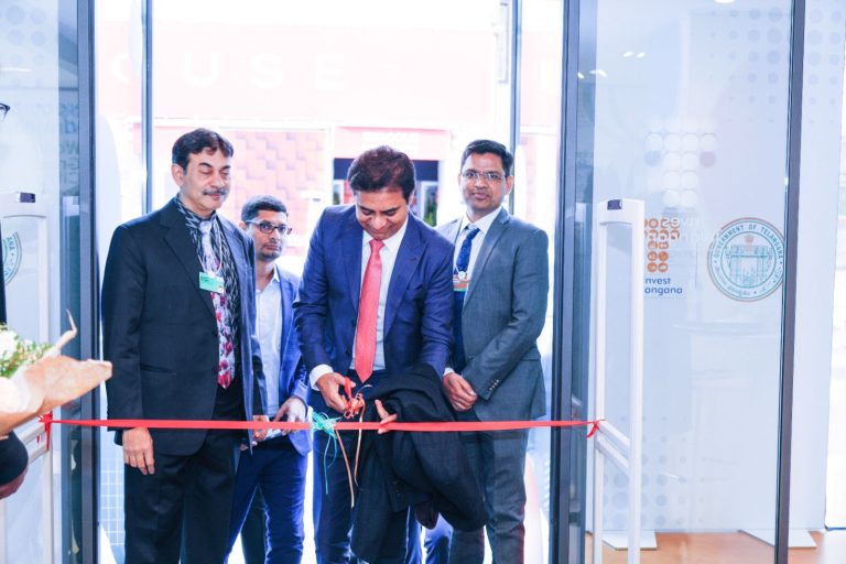 It And Industries Minister Ktr Inaugurated The Telangana State Pavilion At World Economic Forum Annual Meeting In Davos 16 01 2023