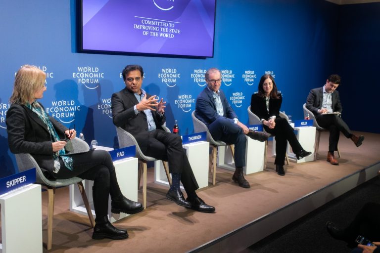 Minister Ktr At Wef Panel Discussion 19 01 2023 (2)